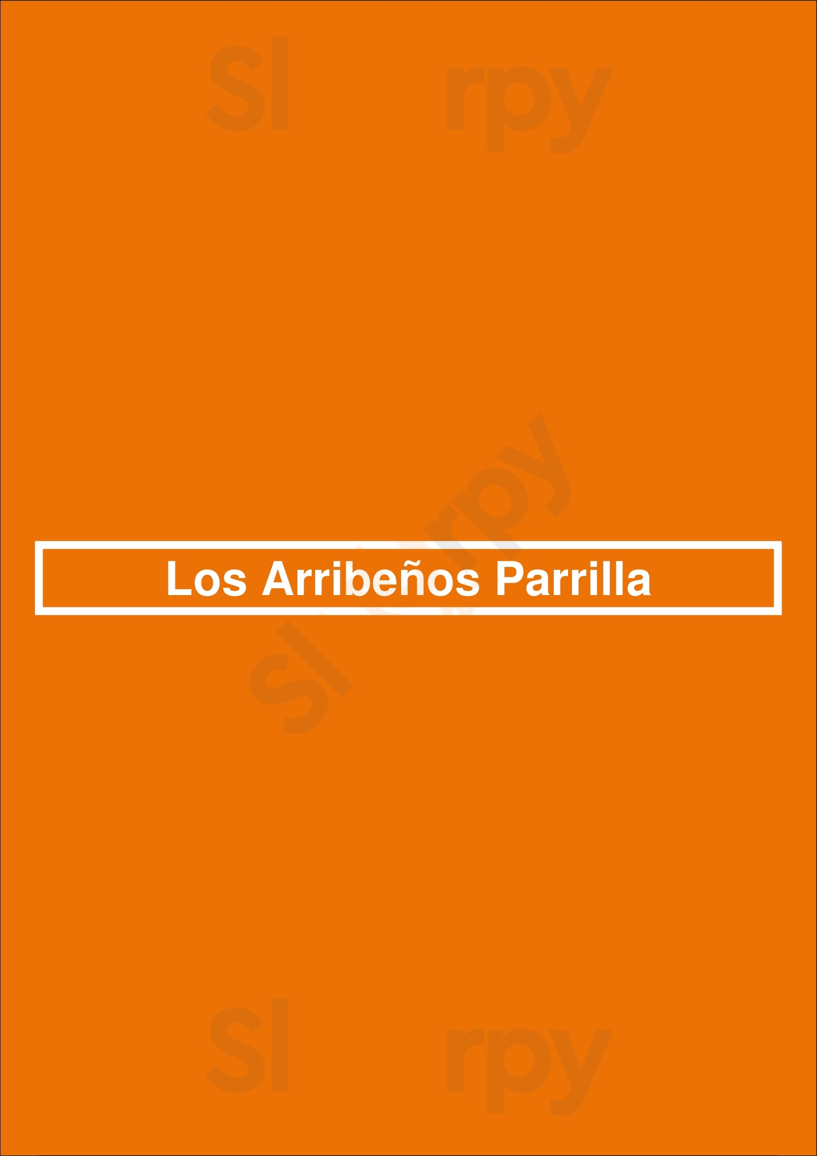Los Arribeños Parrilla Buenos Aires Menu - 1