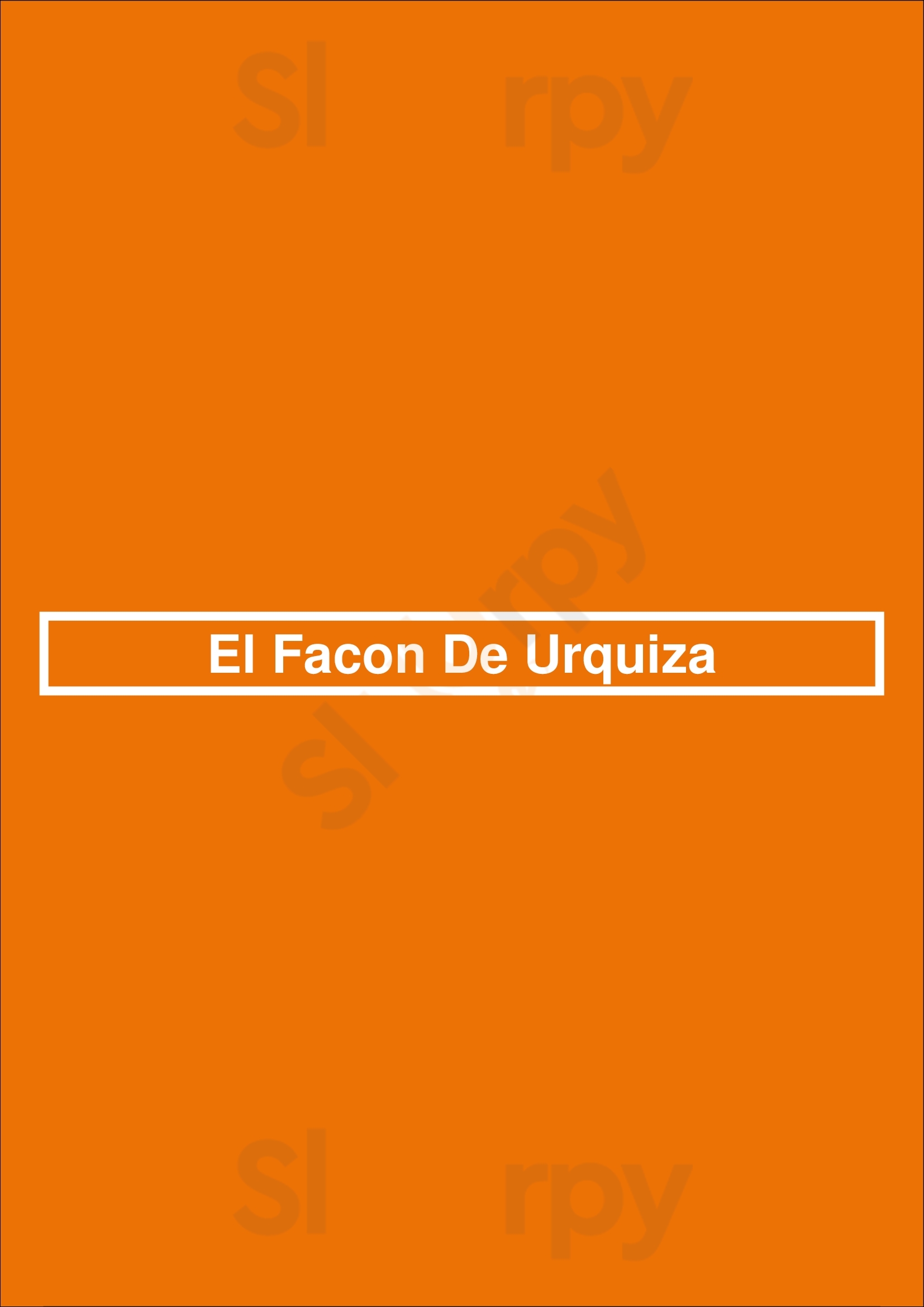 El Facón Grill Buenos Aires Menu - 1