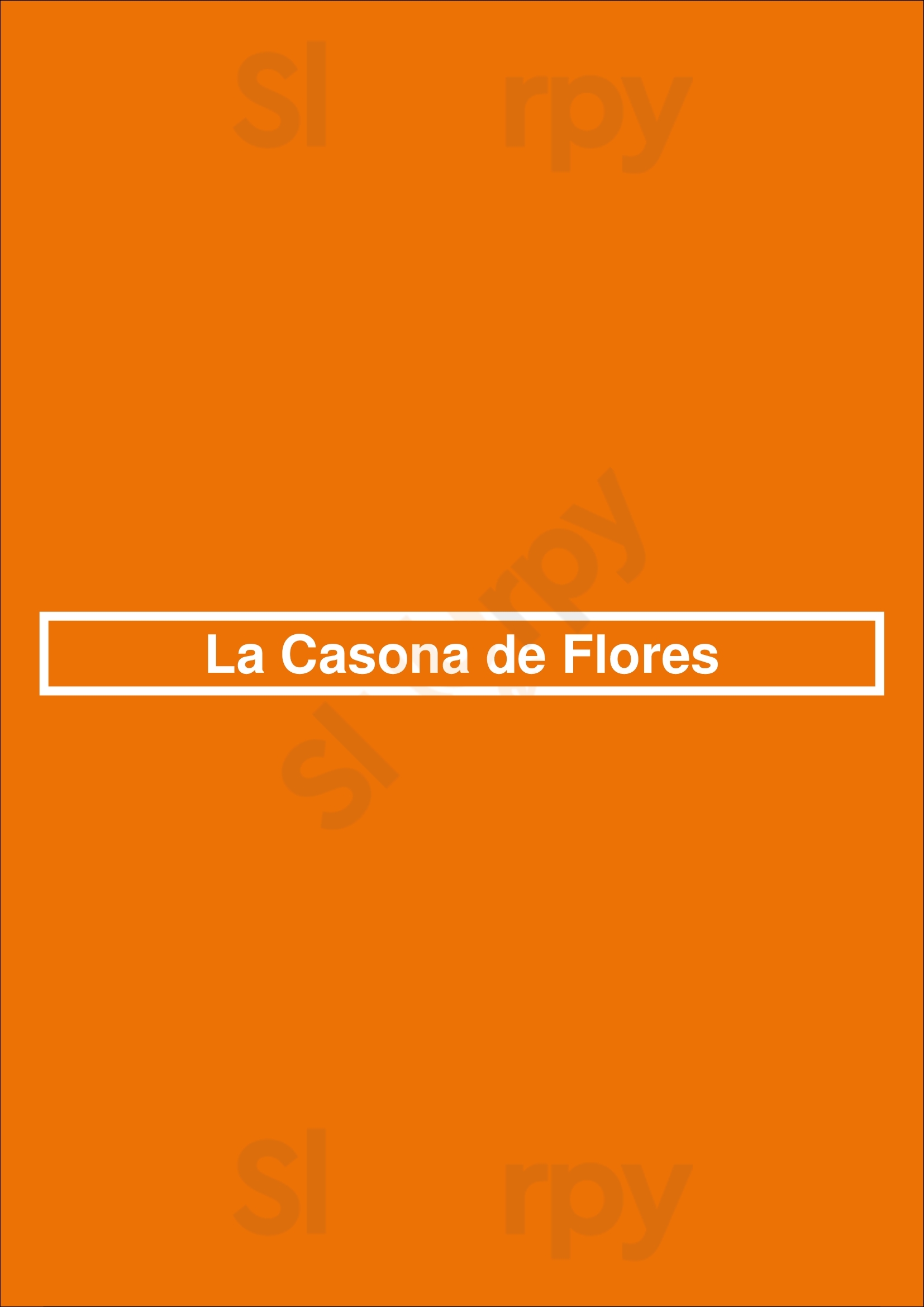 La Casona De Flores Buenos Aires Menu - 1