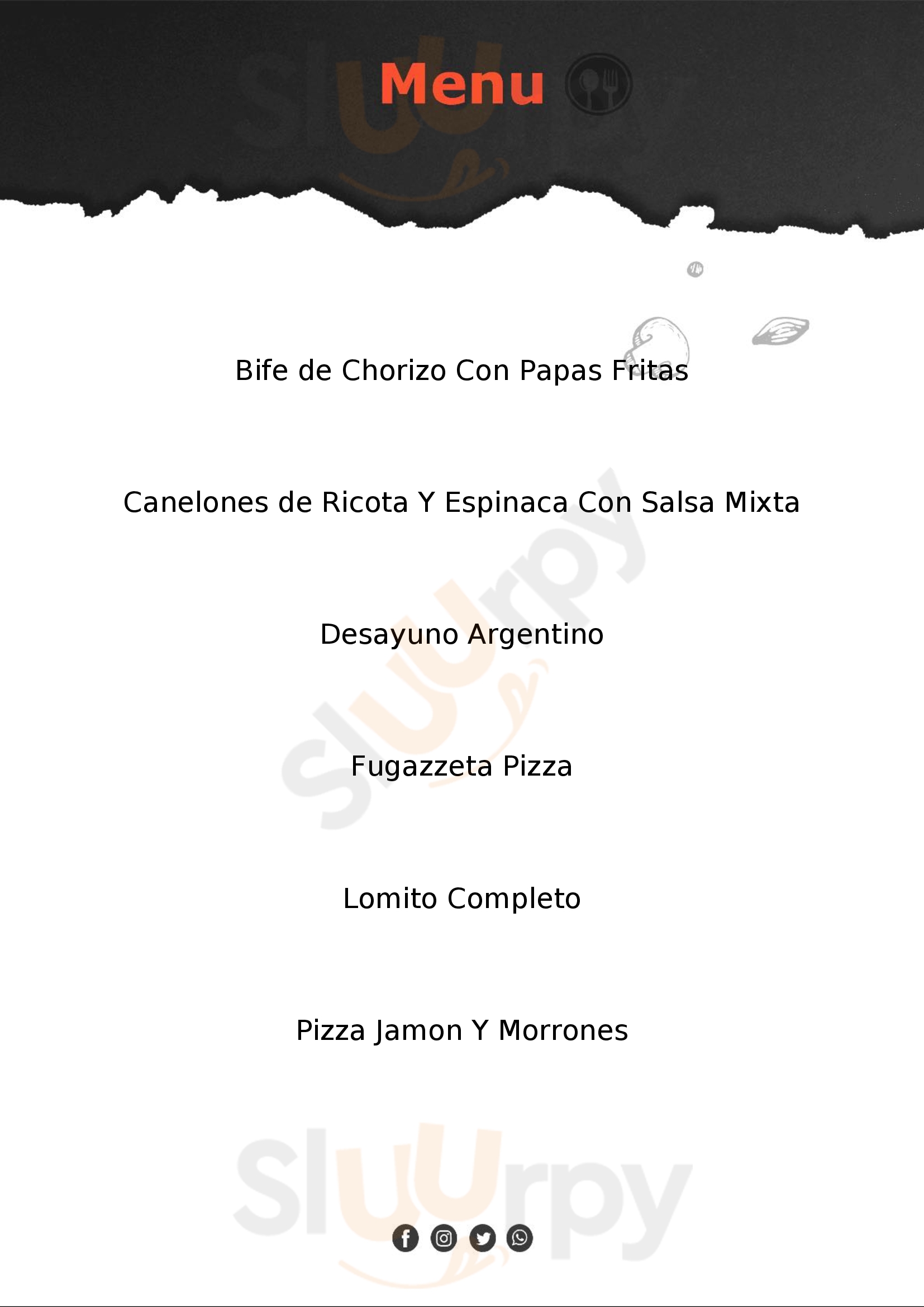 Andorra Pizza Cafe Estilo Buenos Aires Menu - 1