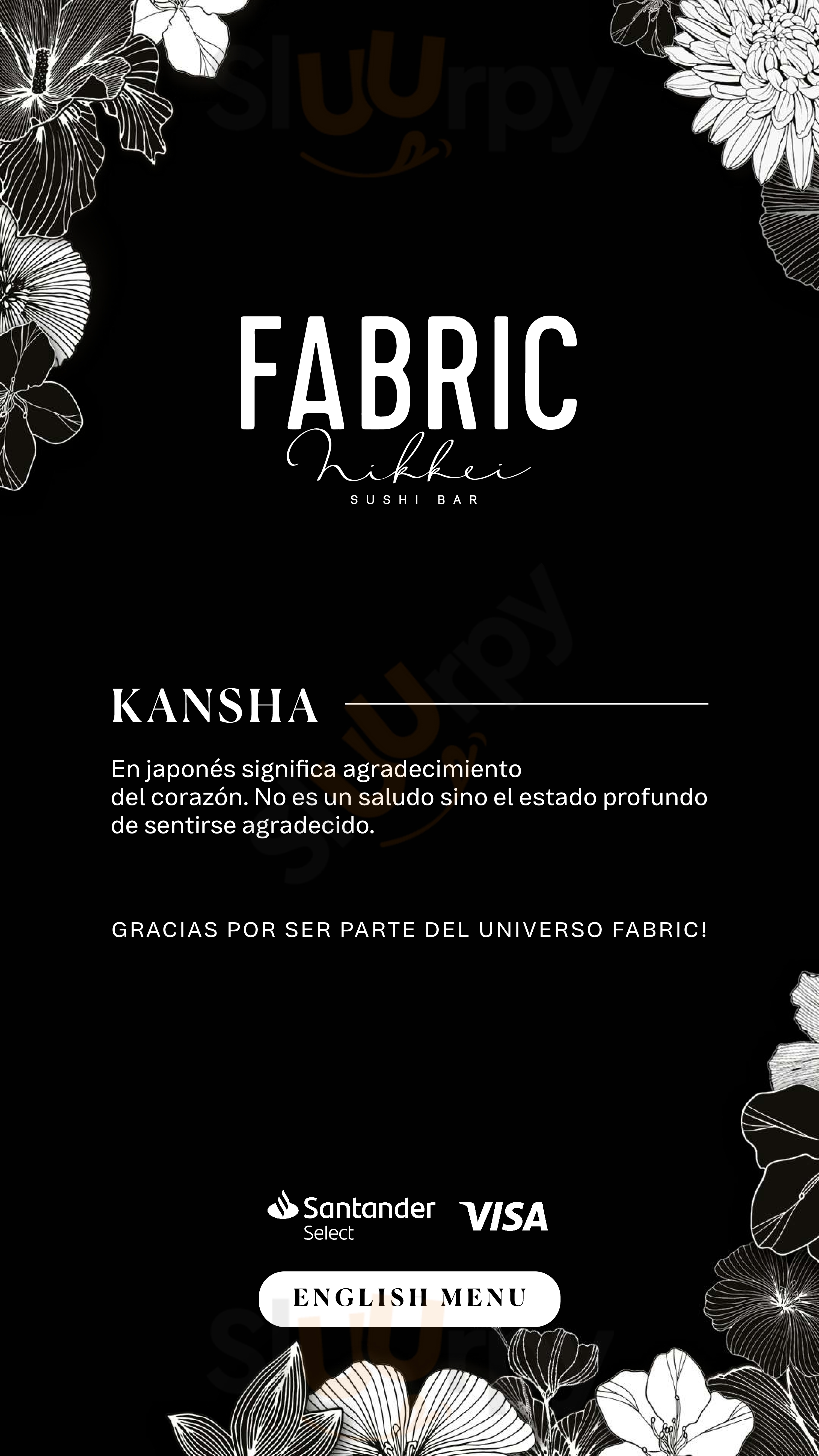 Fabric Sushi- Puerto Madero Buenos Aires Menu - 1