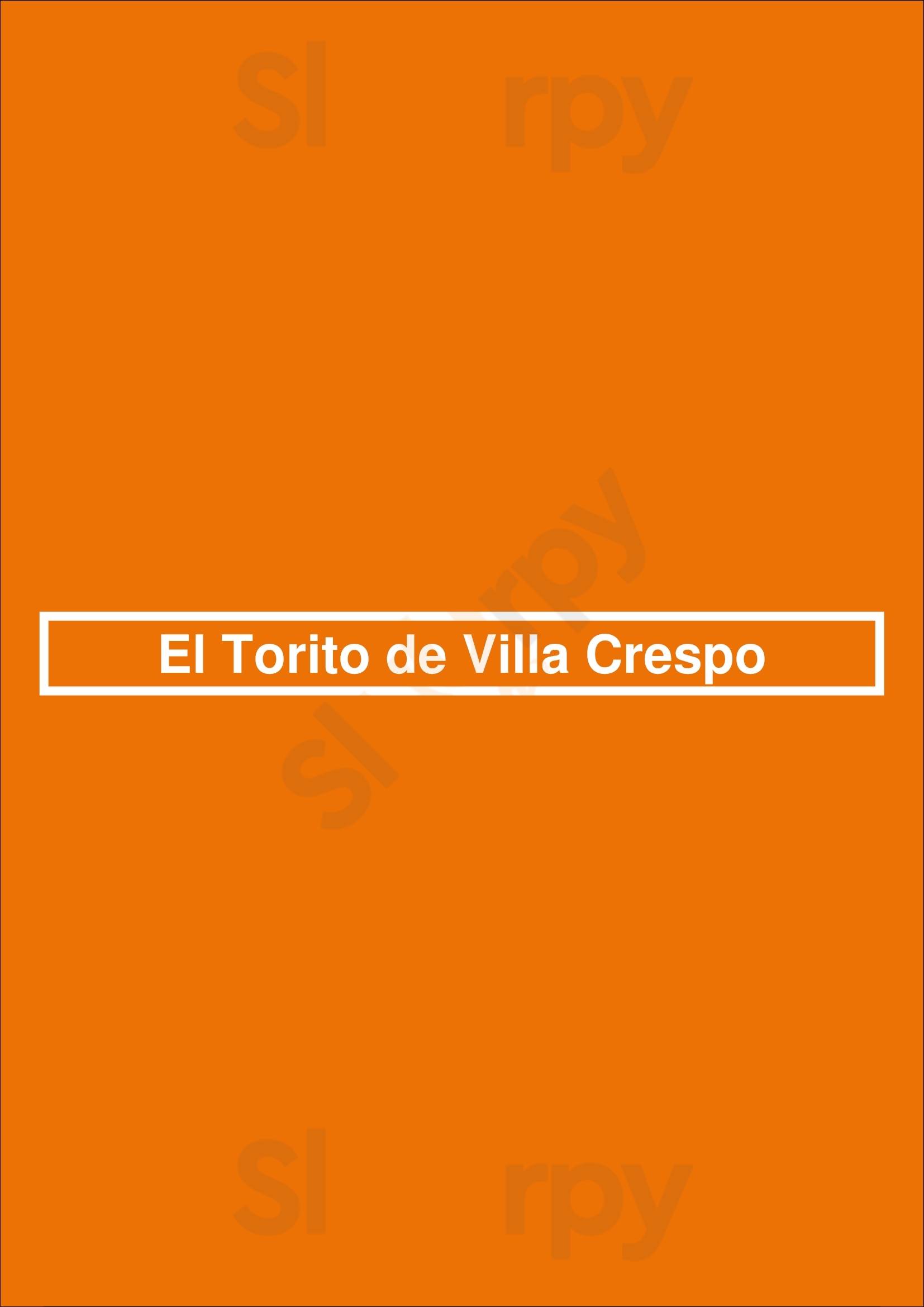 El Torito De Villa Crespo Buenos Aires Menu - 1
