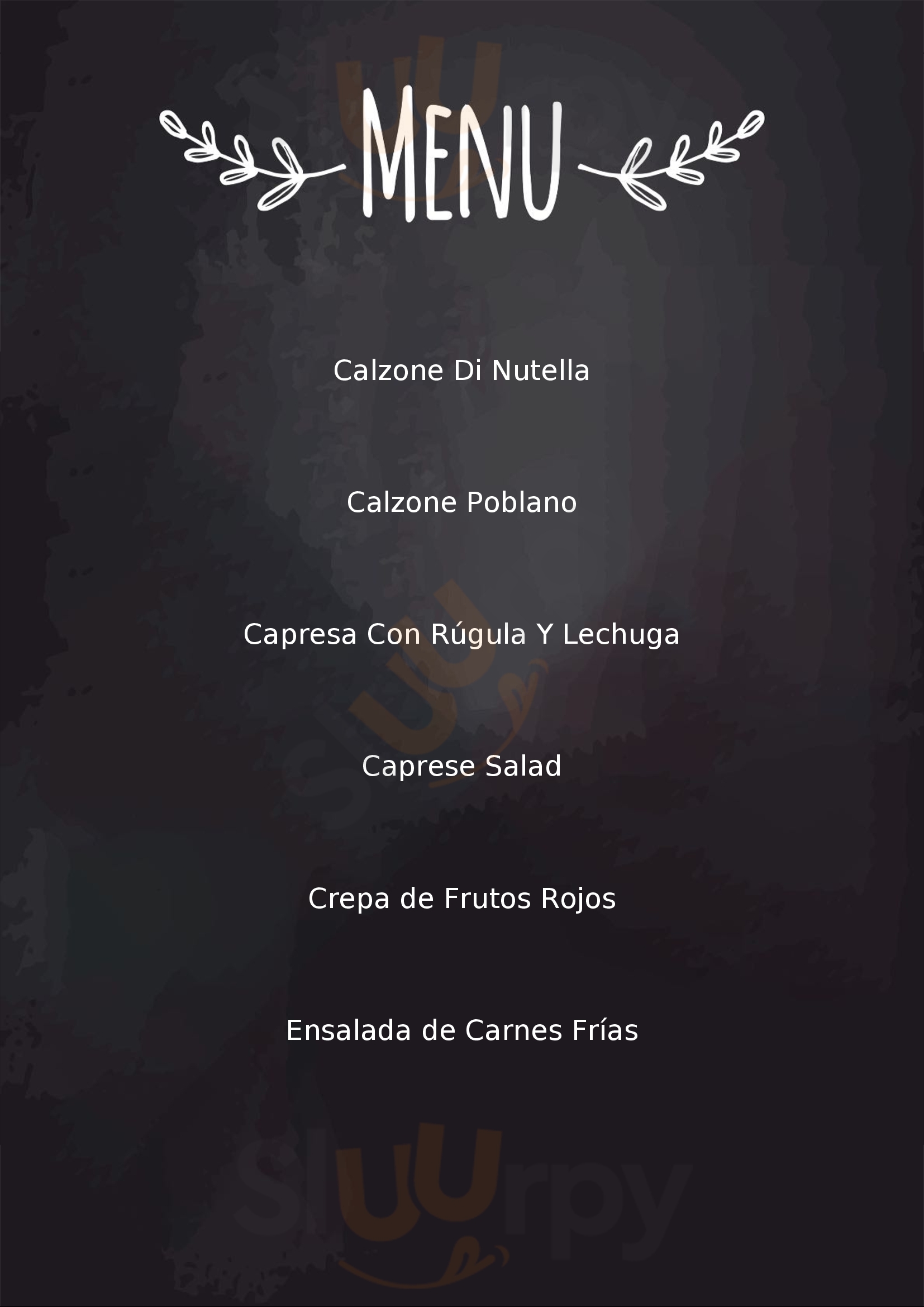 Napoli Ristorante Pizzeria Puebla Menu - 1