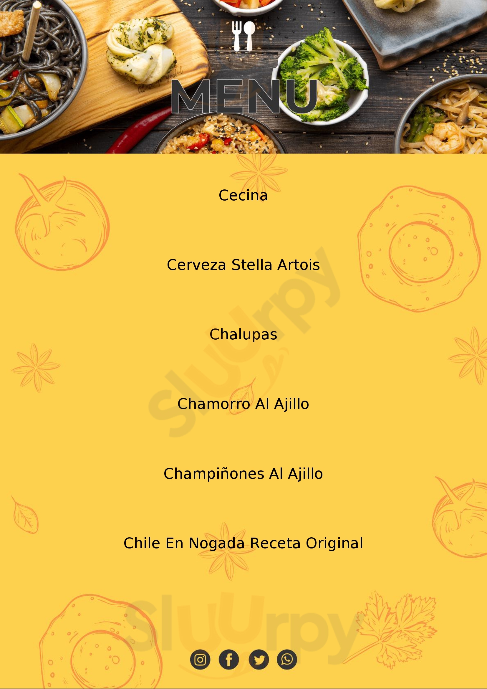 El Sombrero Restaurante Puebla Menu - 1