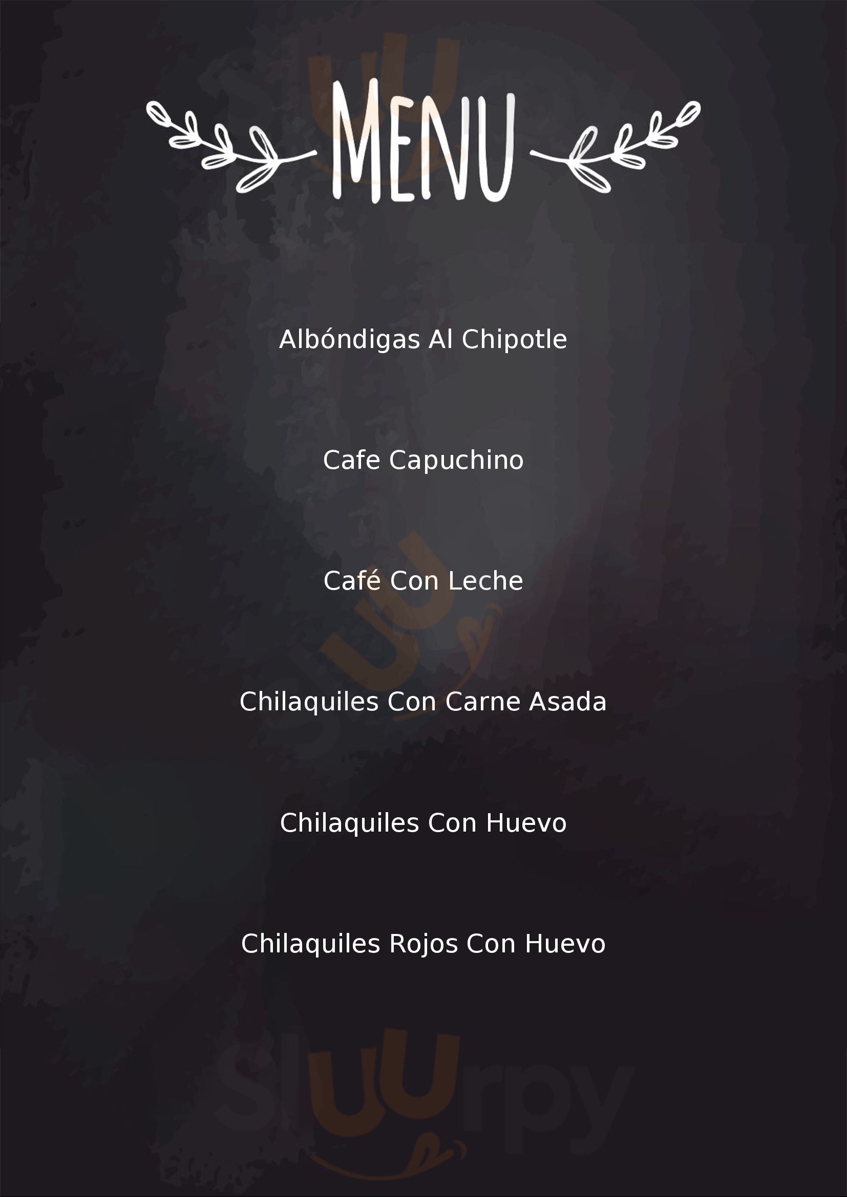 Café De La Parroquia San Miguel de Allende Menu - 1