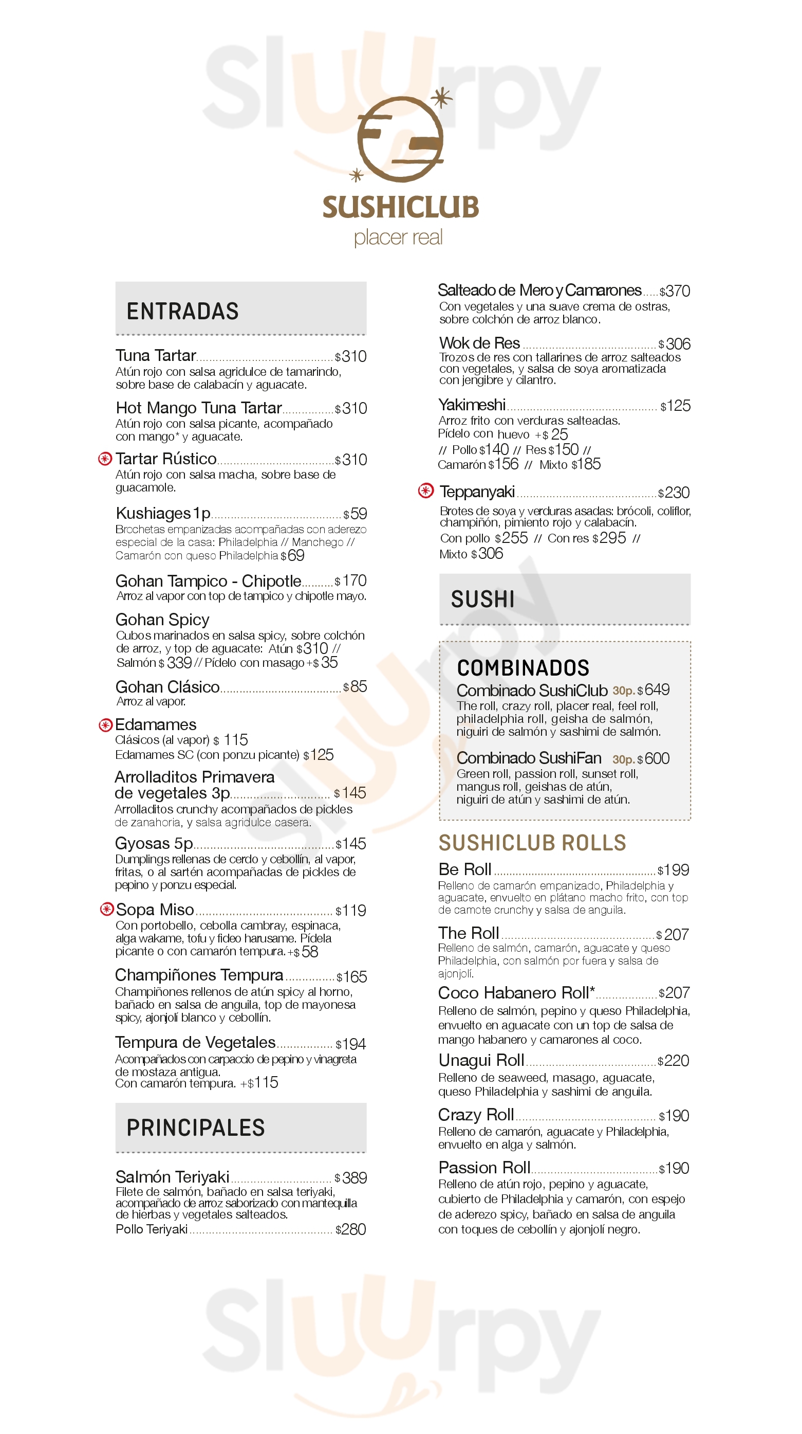 Sushiclub Mérida Mérida Menu - 1