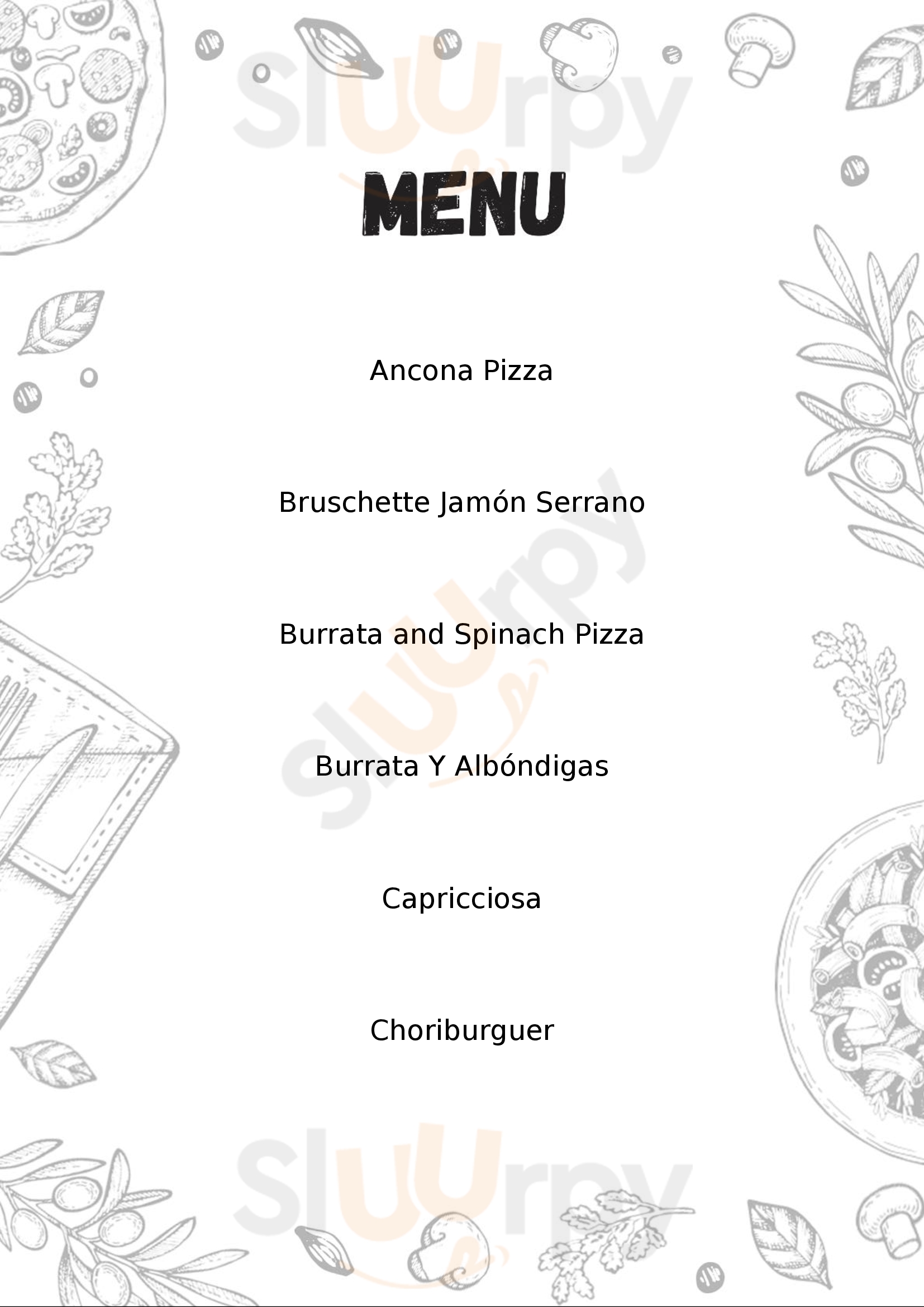 Pizza E Core Mérida Menu - 1