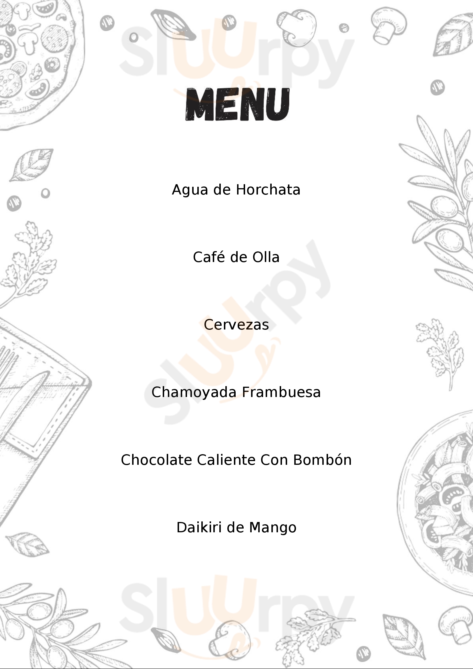 Cafe Milagros Puebla Menu - 1