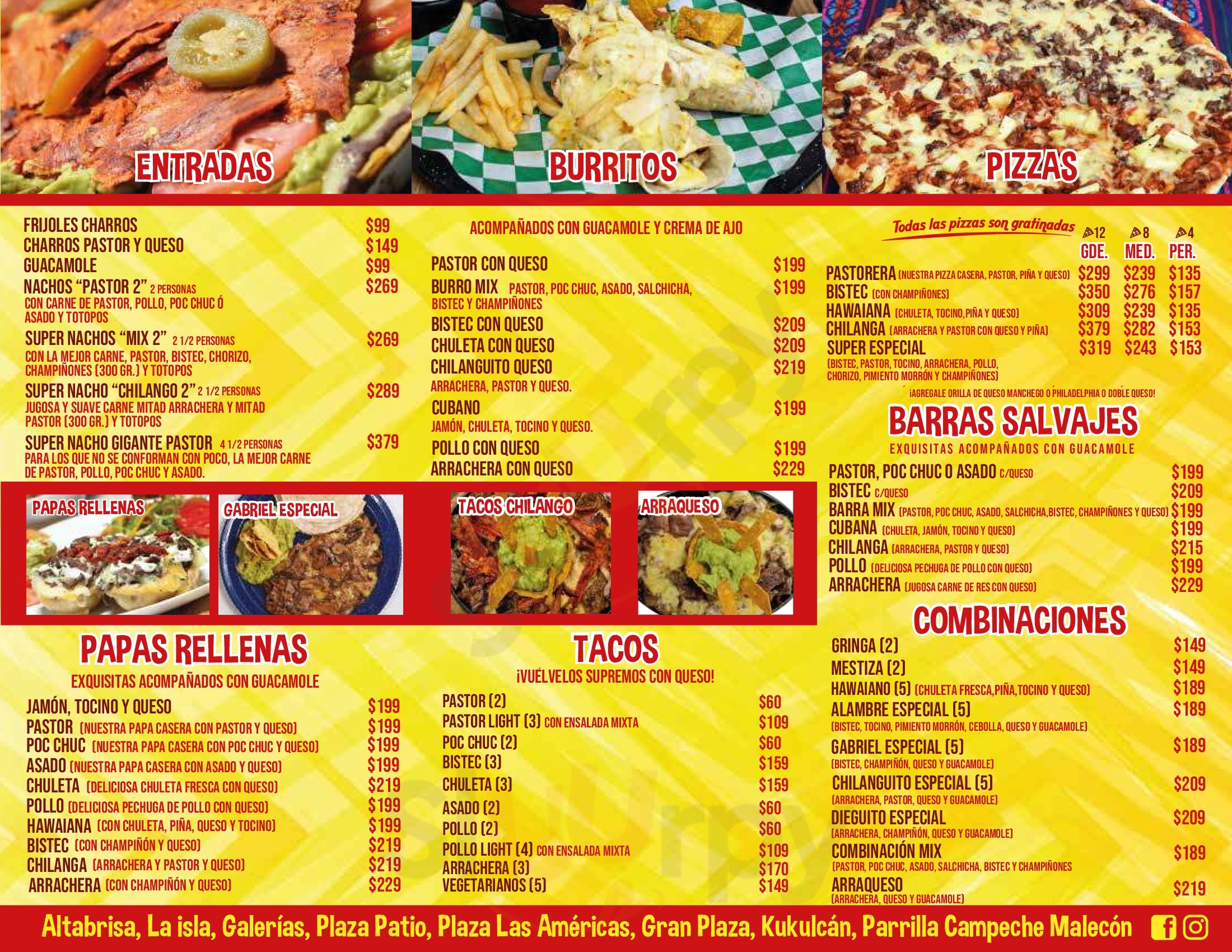 La Parrilla Montejo Mérida Menu - 1