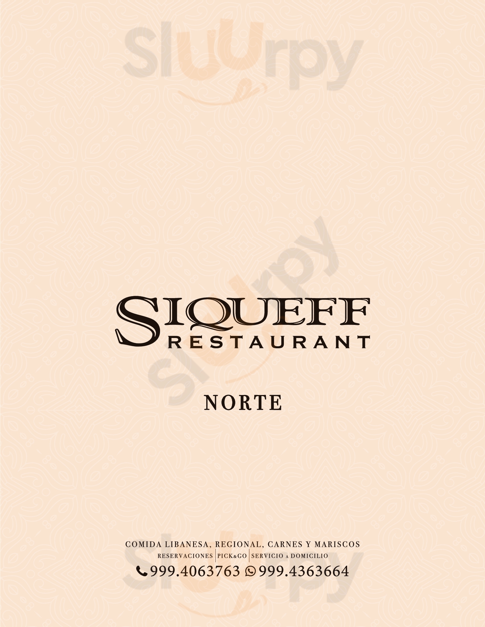 Siqueff Norte Restaurante Mérida Menu - 1