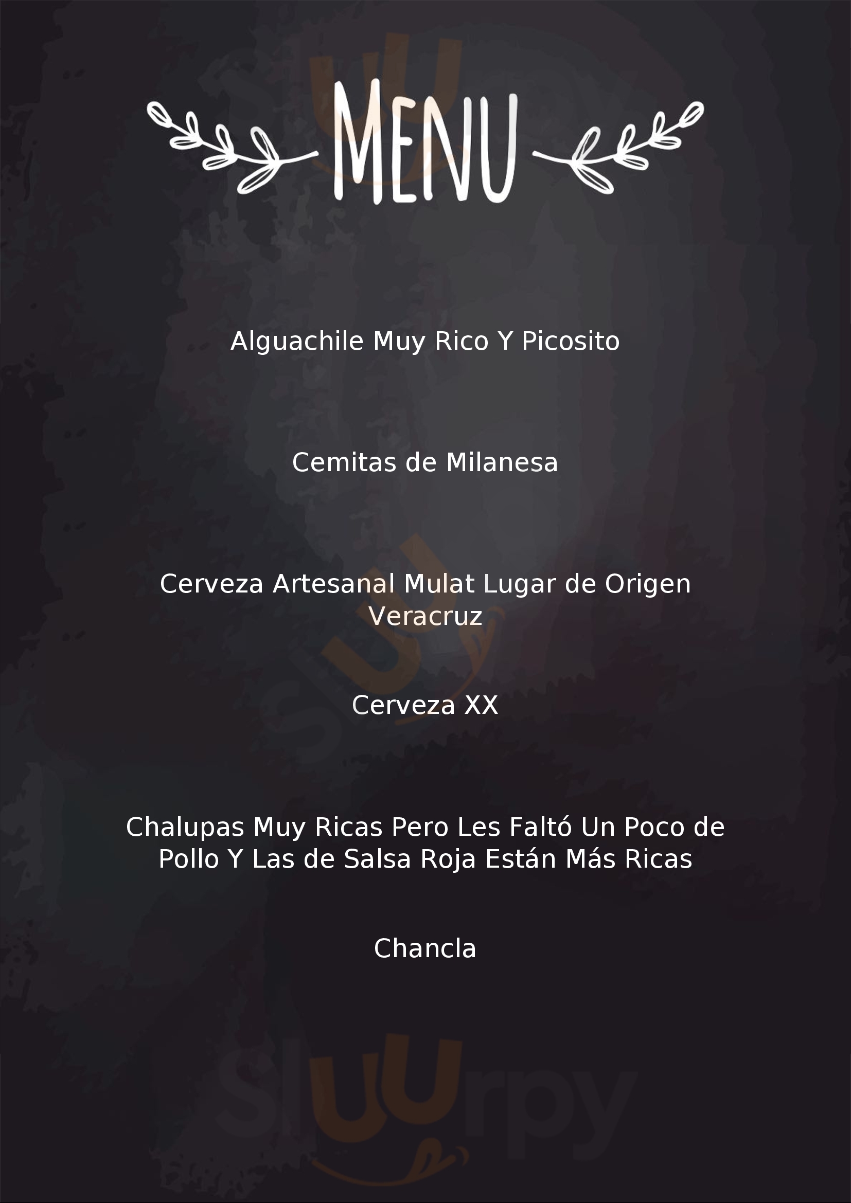 El Mirador Cantina Y Comida Mexicana Puebla Menu - 1