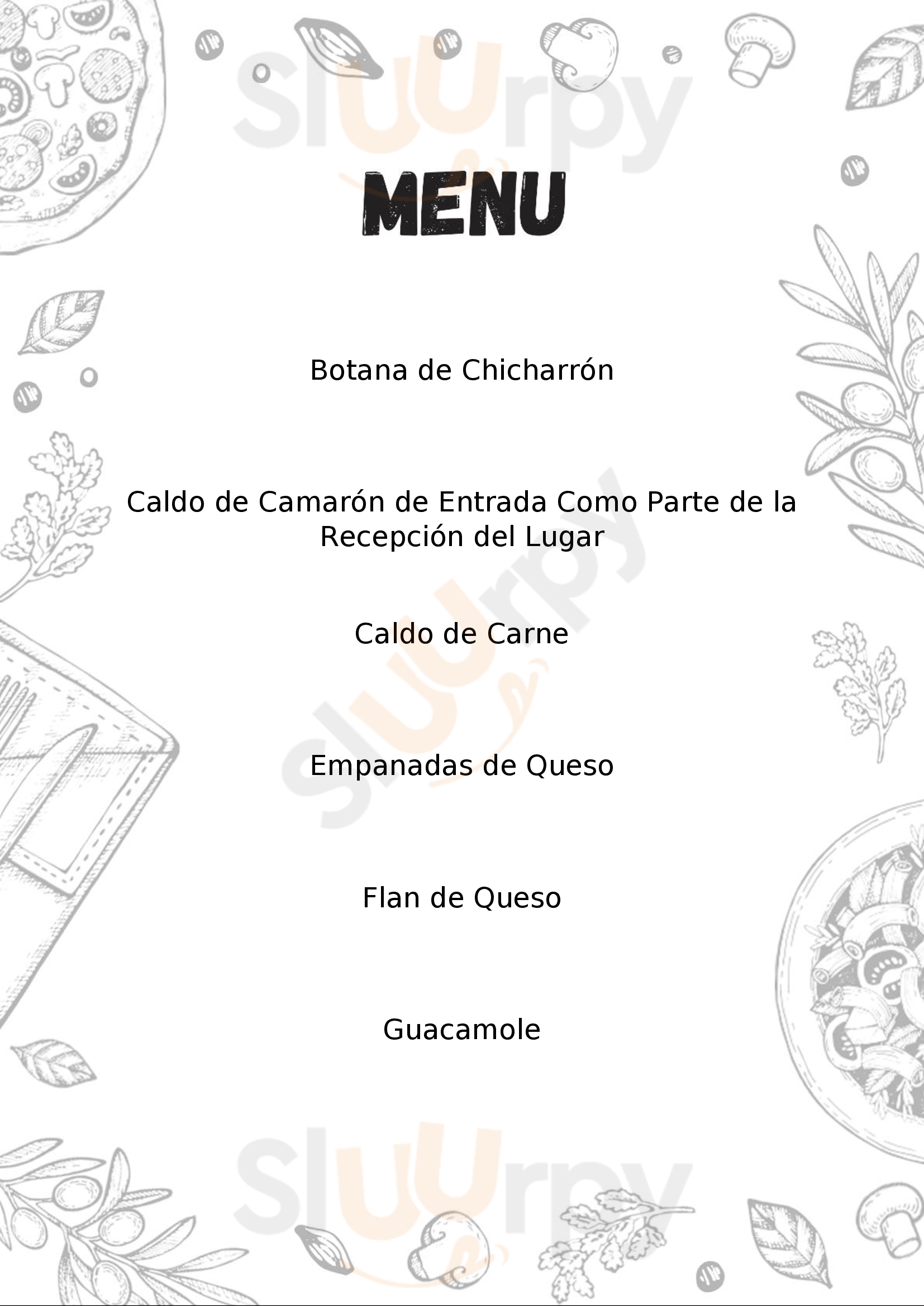 La Guada Restaurante Cantina Cancún Menu - 1