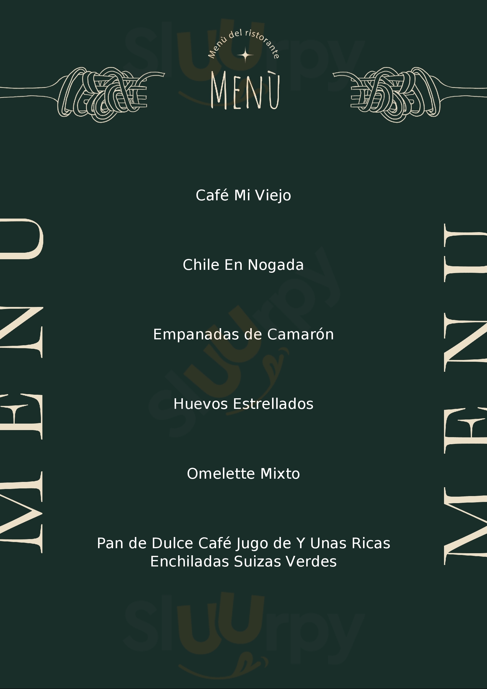 Mi Viejo Café Puebla Menu - 1