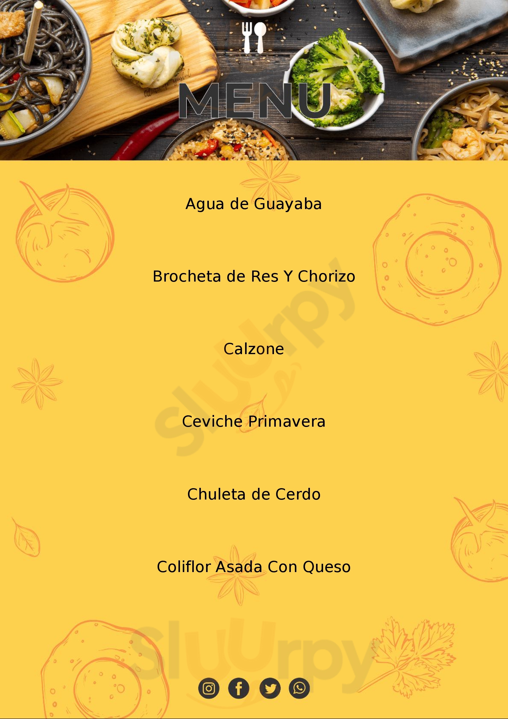 Cien Fuegos Pizza & Comfort Food San Miguel de Allende Menu - 1