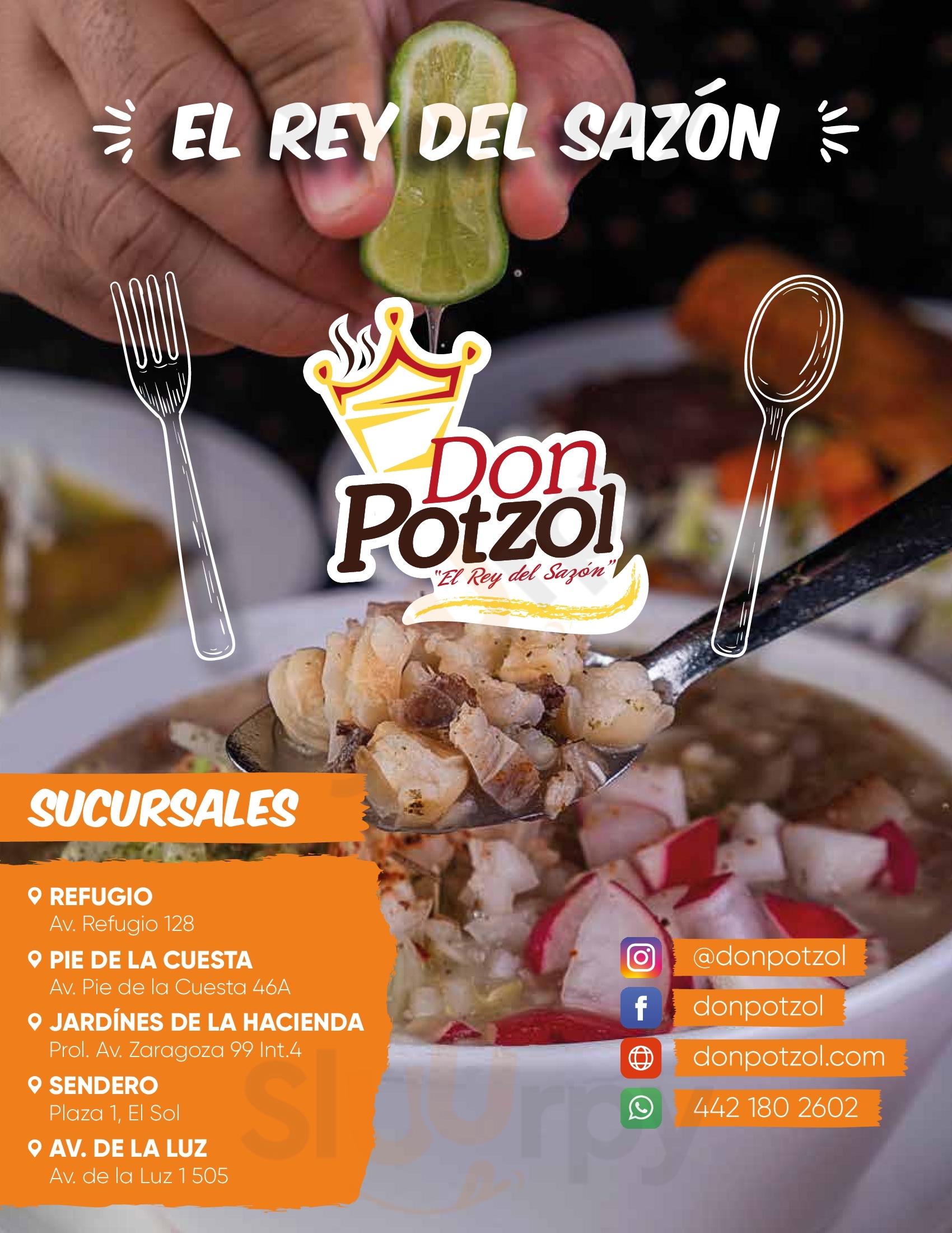 Don Potzol Santiago de Querétaro Menu - 1