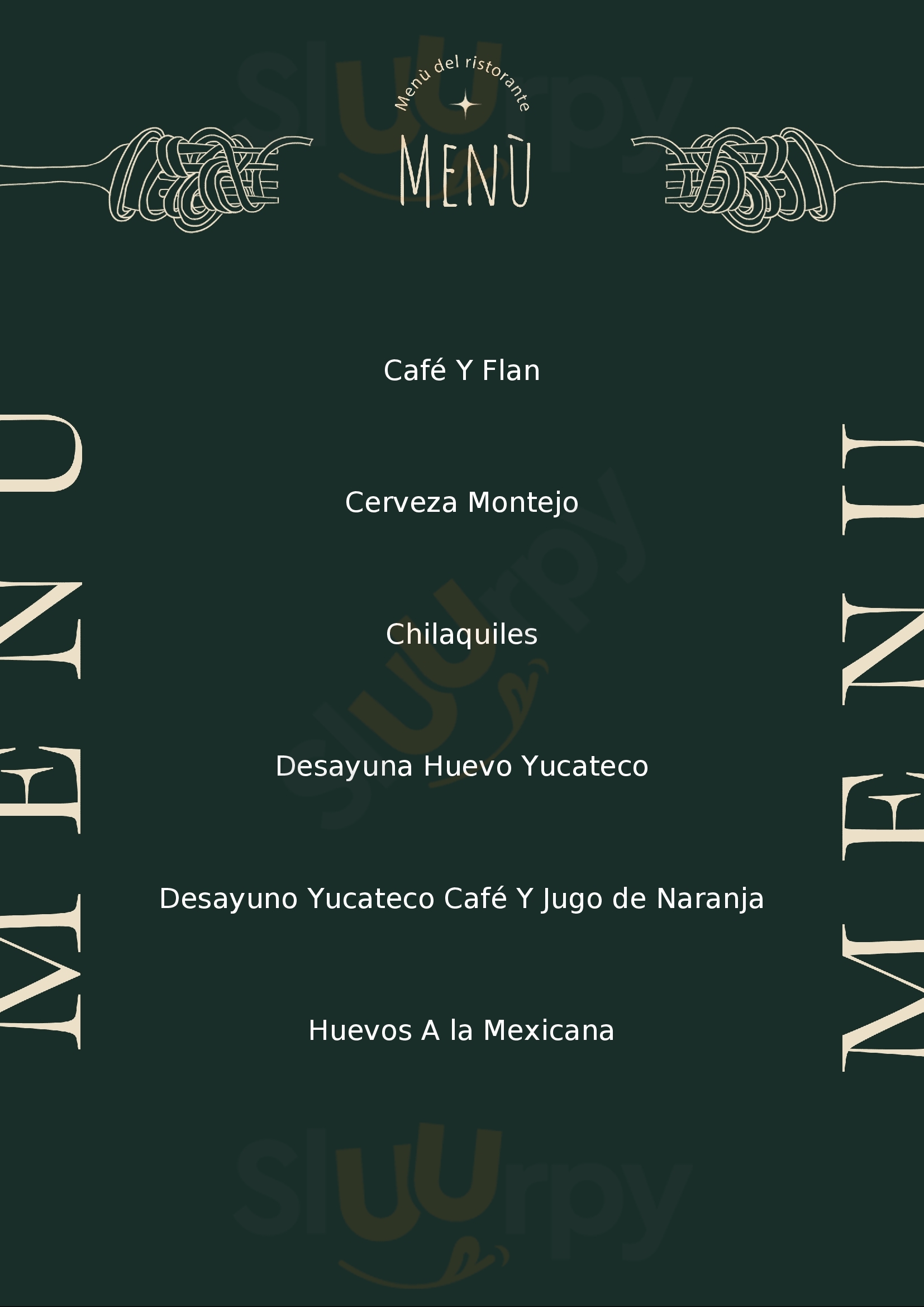 Cafe Peon Contreras Mérida Menu - 1