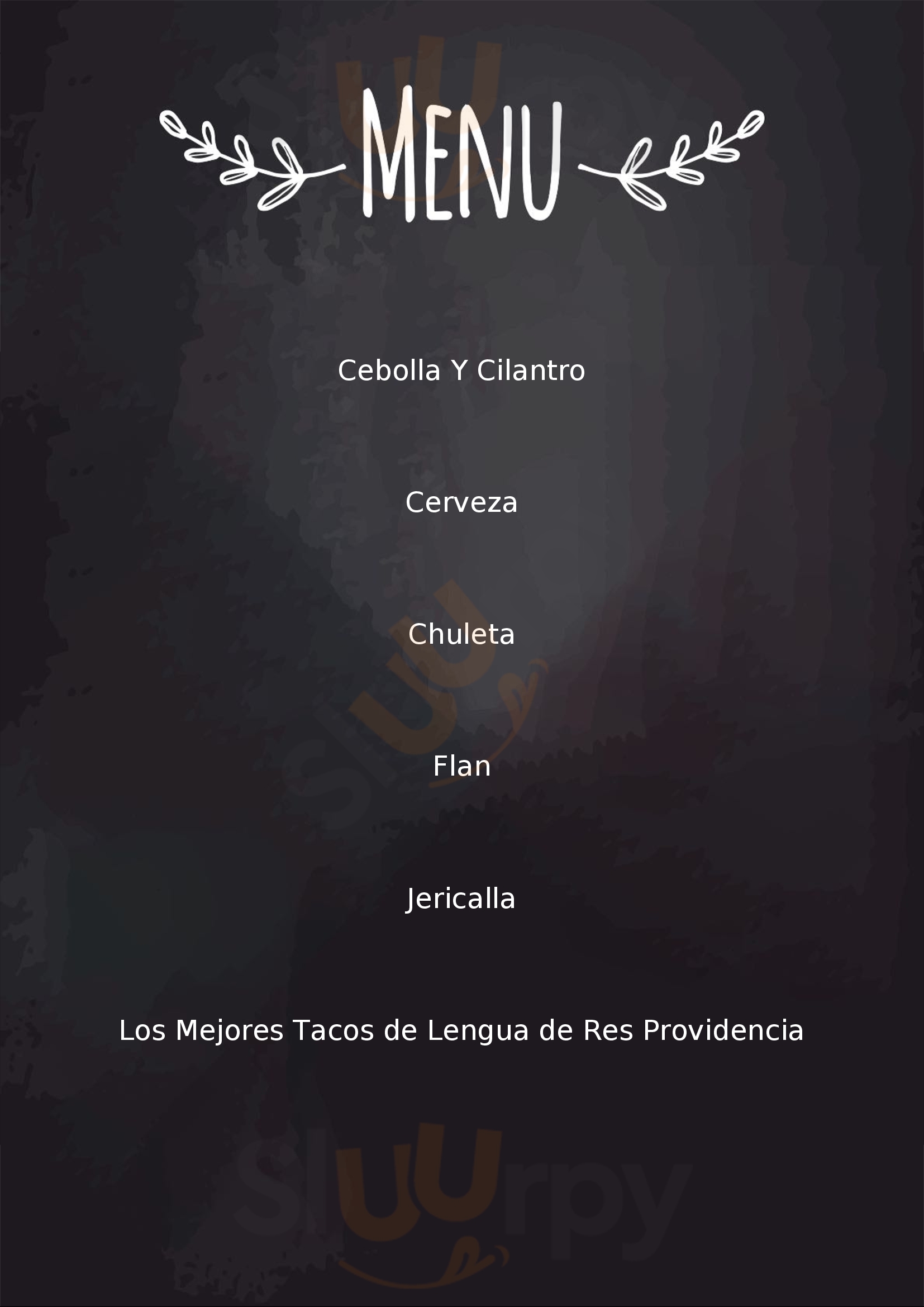 Tacos Providencia Guadalajara Menu - 1