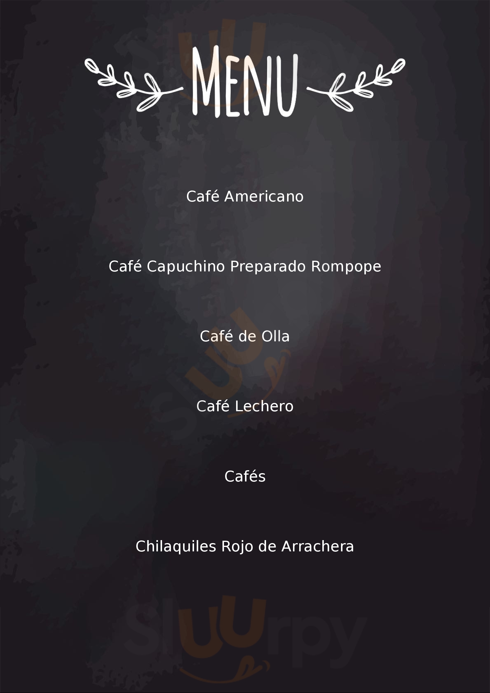 Cafe Andrade Playa del Carmen Menu - 1