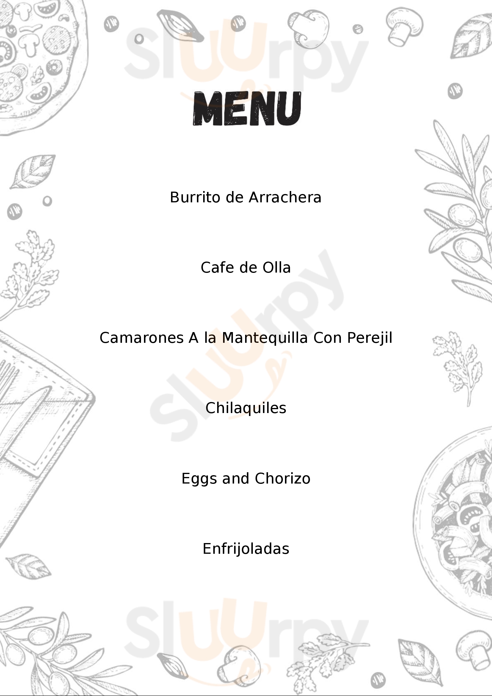 Ninfa's Café Cancún Menu - 1