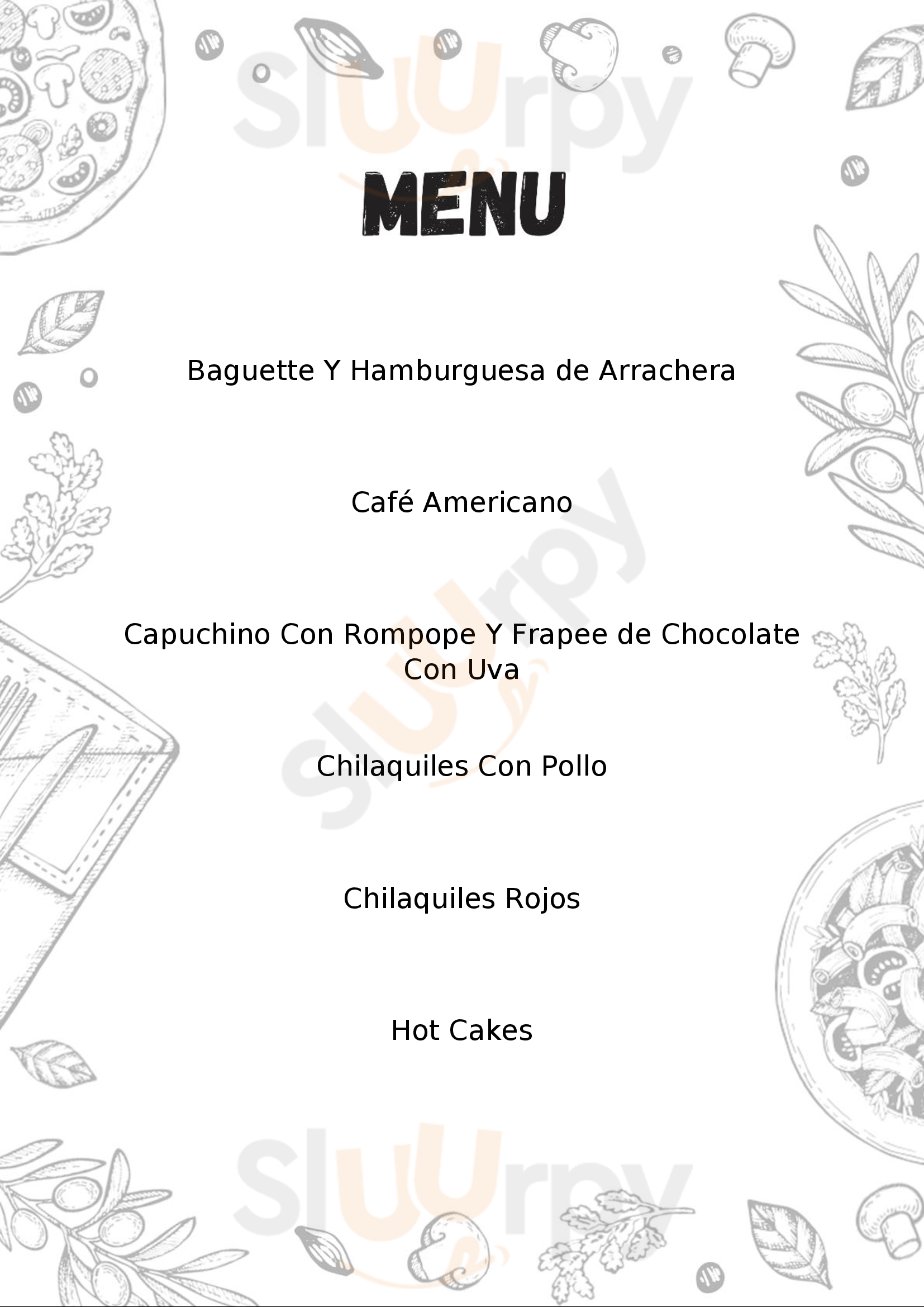 Cafetería Rothko Guadalajara Menu - 1