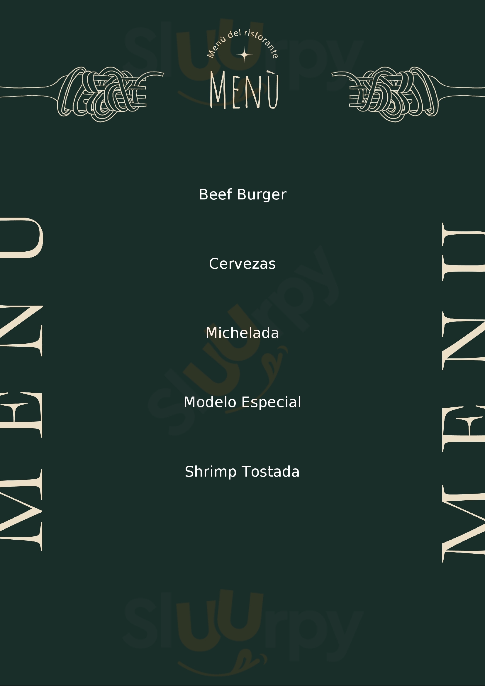 The Rooftop Cancún Menu - 1