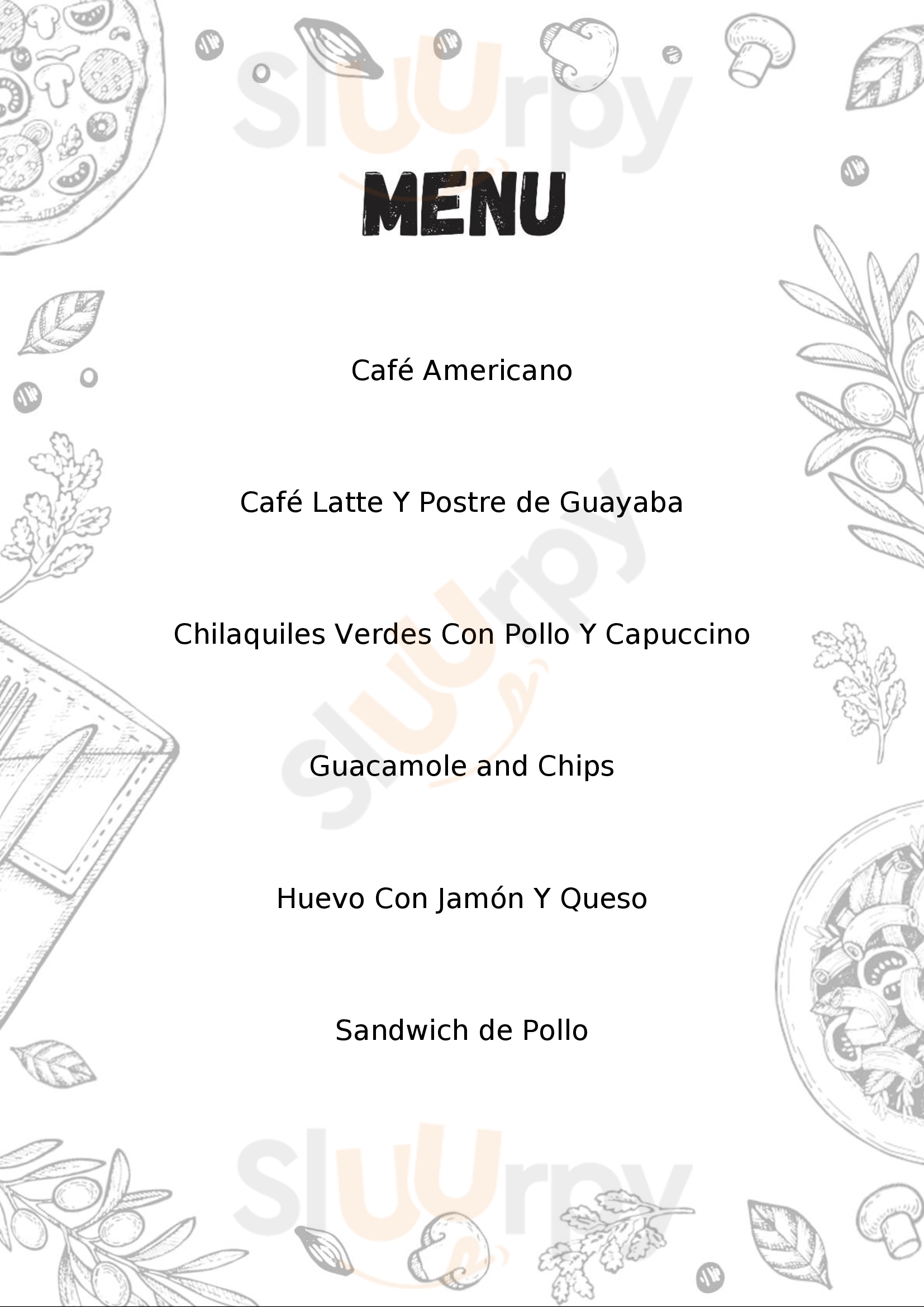 Cafeteria Musa Guadalajara Menu - 1