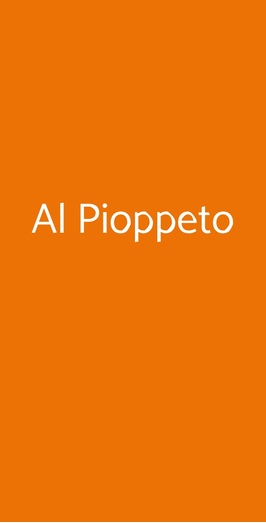 Ristorante Al Pioppeto, Romano d'Ezzelino