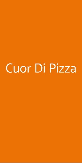 Pizzeria D'asporto Cuor Di Pizza, Vicenza