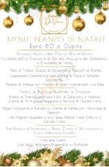 Menu natale