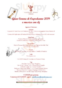 Menu capodanno 2018 2019