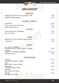 Menu colazione