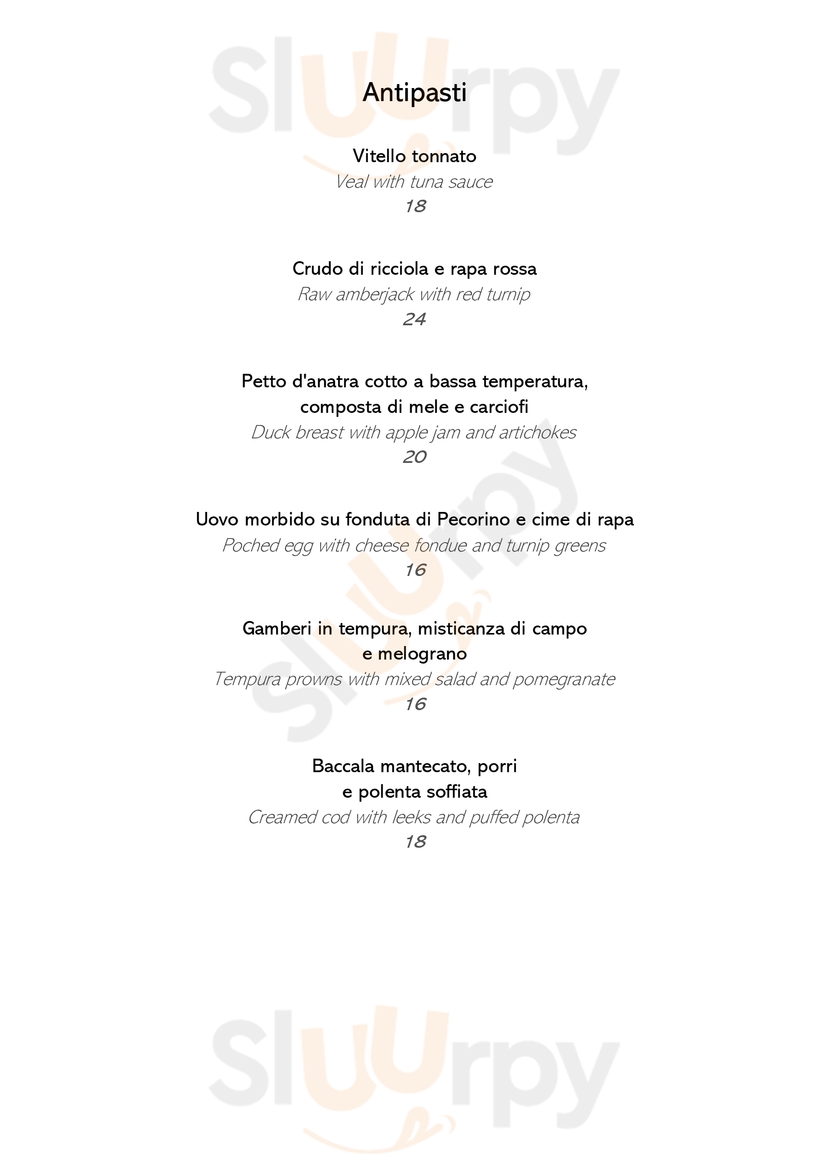 Cecenero H2c Hotel Assago Menu - 1