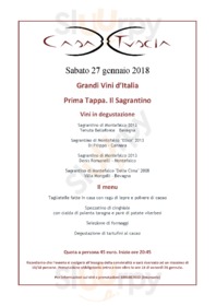 Menu degustazione