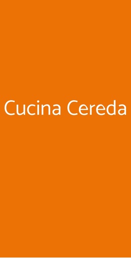 Cucina Cereda, Ponte San Pietro