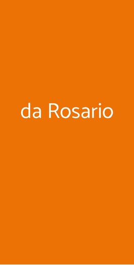 Da Rosario, Palermo