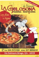 La Golosona Pizzeria, Lecce