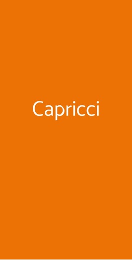 Capricci, Genova