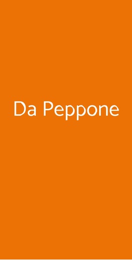 Da Peppone, Pisa