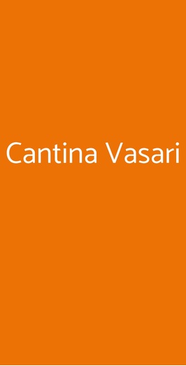 Ristorante Cantina Vasari, Pisa