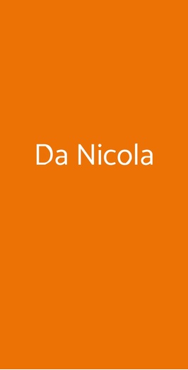 Ristorante Da Nicola