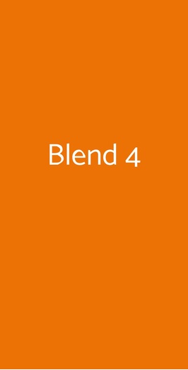 Blend 4, Azzate