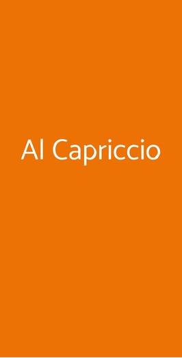 Al Capriccio, Bari