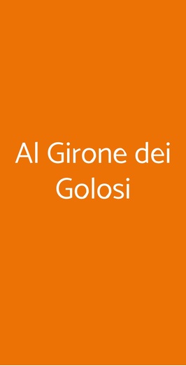 Ristorante - Enoteca Al Girone Dei Golosi, Cosenza