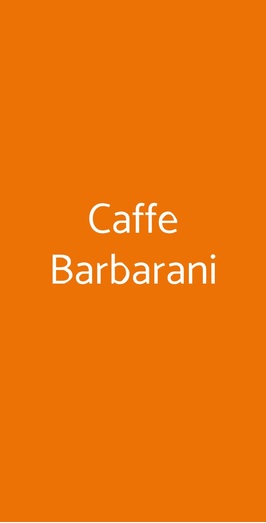 Caffe Barbarani, Verona