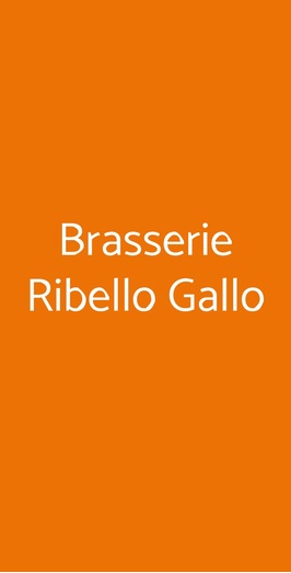 Ribello Gallo Pub Brasserie, Livorno