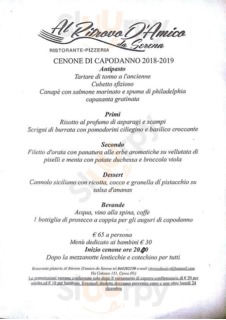 Menu capodanno 2018 2019