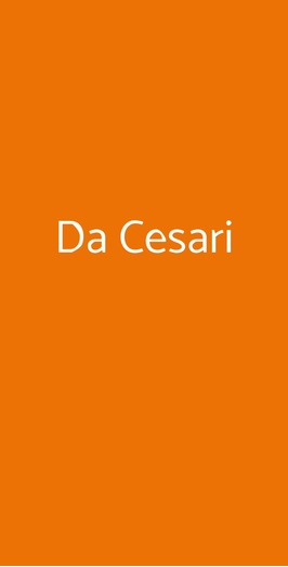 Da Cesari, Bologna