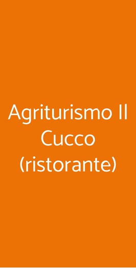 Agriturismo Il Cucco, Altedo