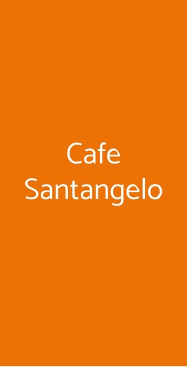 Cafesantangelo, Bologna