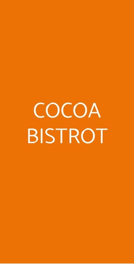 Cocoà Bistrot, Bologna